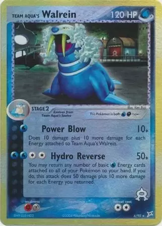 EX Team Magma VS Team Aqua - Team Aqua\'s Walrein Reverse