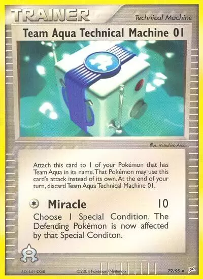 EX Team Magma VS Team Aqua - Team Aqua Technical Machine 01