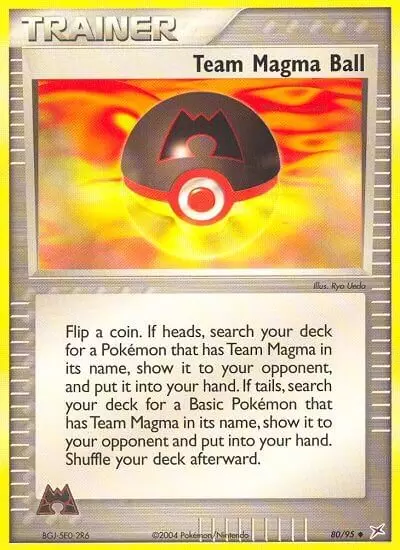 EX Team Magma VS Team Aqua - Team Magma Ball
