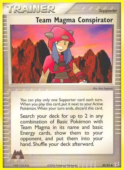 EX Team Magma VS Team Aqua - Team Magma Conspirator