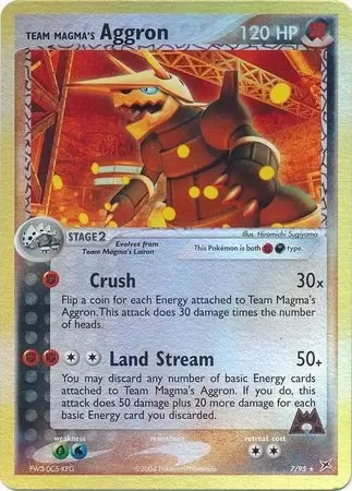 EX Team Magma VS Team Aqua - Team Magma\'s Aggron Reverse