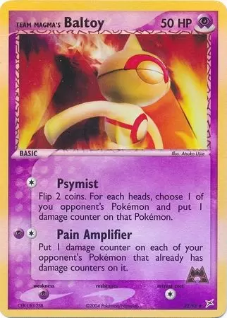 EX Team Magma VS Team Aqua - Team Magma\'s Baltoy Reverse