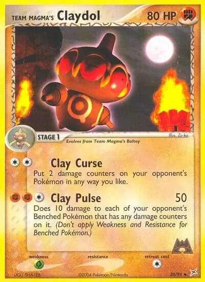 EX Team Magma VS Team Aqua - Team Magma\'s Claydol