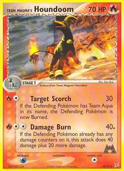 EX Team Magma VS Team Aqua - Team Magma\'s Houndoom