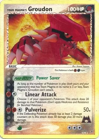 EX Team Magma VS Team Aqua - Team Magma\'s Groudon Reverse