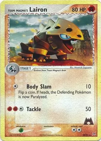 EX Team Magma VS Team Aqua - Team Magma\'s Lairon Reverse