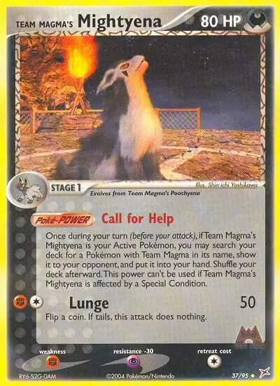 EX Team Magma VS Team Aqua - Team Magma\'s Mightyena