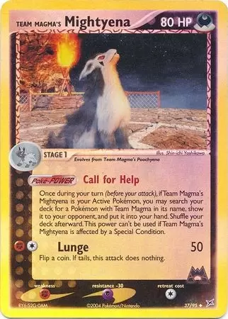 EX Team Magma VS Team Aqua - Team Magma\'s Mightyena Reverse