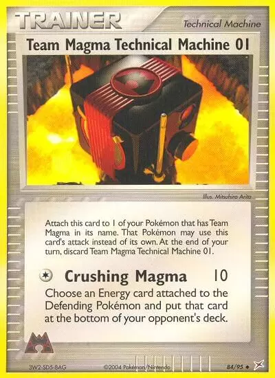 EX Team Magma VS Team Aqua - Team Magma Technical Machine 01