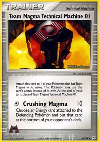 EX Team Magma VS Team Aqua - Team Magma Technical Machine 01 Reverse