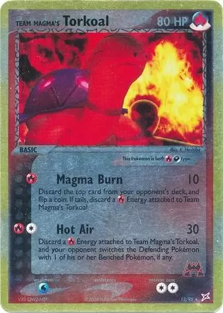 EX Team Magma VS Team Aqua - Torkoal de Team Magma Reverse