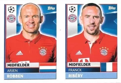 UEFA Champions League Saison 2016-2017 - Arien ROBBEN - Franck RIBERY - \