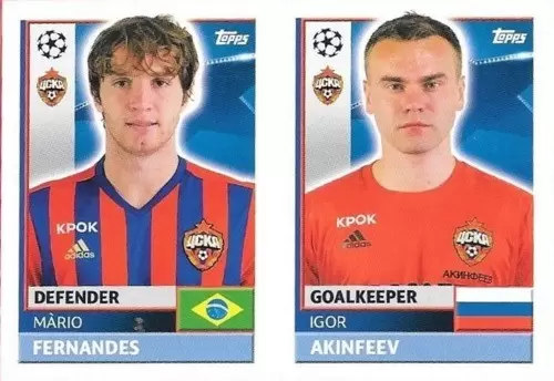 UEFA Champions League Saison 2016-2017 - Mario FERNANDES - Igor AKINFEEV