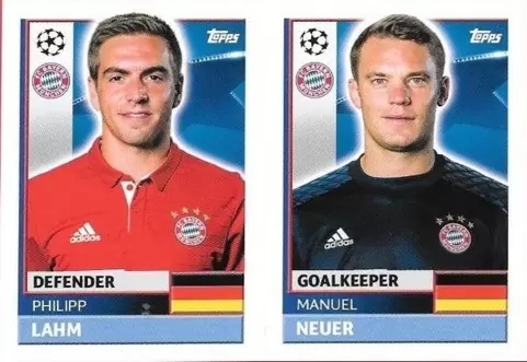 UEFA Champions League Saison 2016-2017 - Philipp LAHM - Manuel Neuer