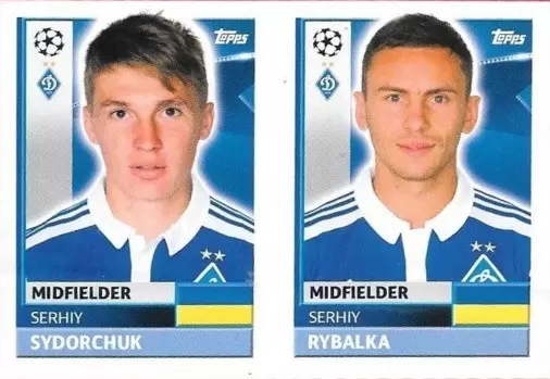 UEFA Champions League Saison 2016-2017 - Serhiy SYDORCHUK - Serhiy RYBALKA -\