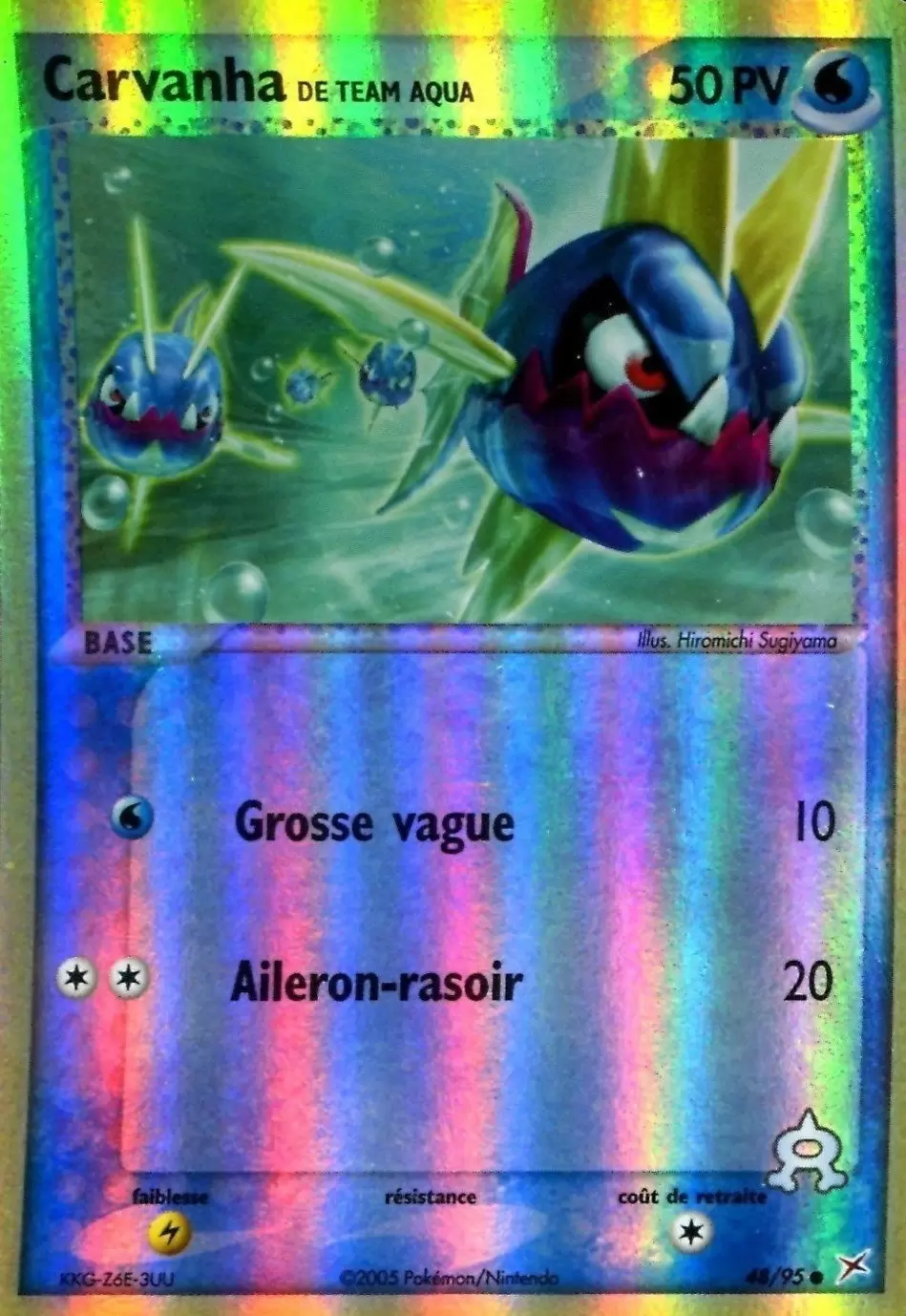 EX Team Magma VS Team Aqua - Carvanha de Team Aqua Reverse