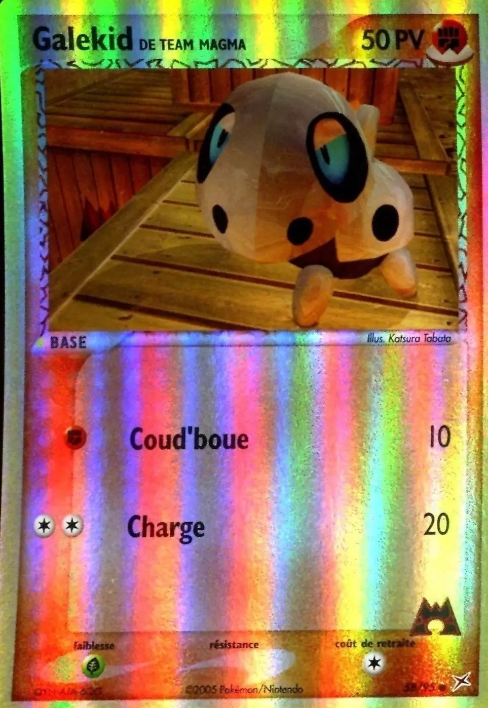EX Team Magma VS Team Aqua - Galekid de Team Magma Reverse