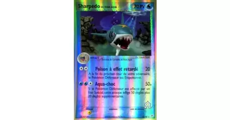 Sharpedo de Team Aqua Reverse - carte Pokémon 18/95 EX Team Magma