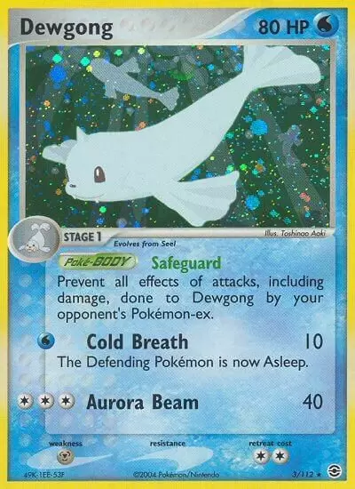 EX FireRed & LeafGreen - Dewgong Holo