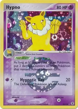 EX FireRed & LeafGreen - Hypno reverse