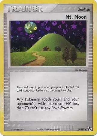 EX FireRed & LeafGreen - Mt. Moon Holo