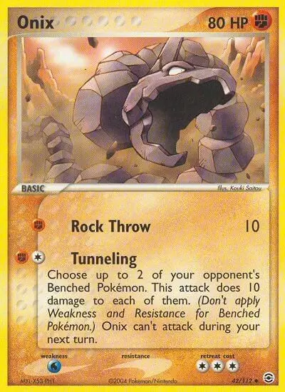 Onix - Neo Genesis - Pokemon