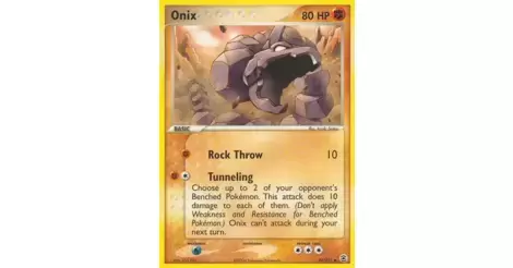 Onix - EX FireRed & LeafGreen Pokémon card 42/112