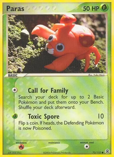 EX FireRed & LeafGreen - Paras