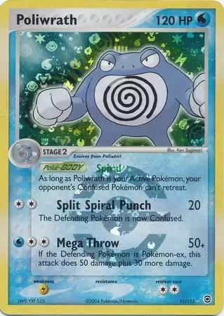 EX FireRed & LeafGreen - Poliwrath Reverse