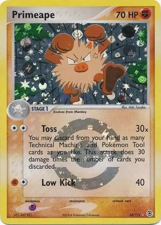 EX FireRed & LeafGreen - Primeape reverse