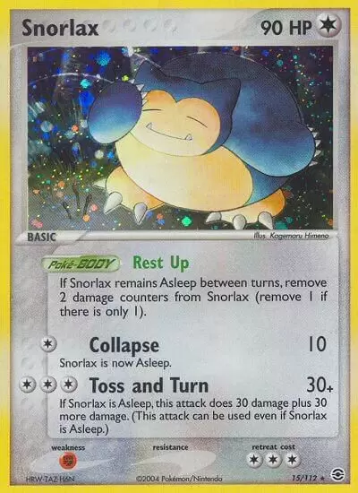 EX FireRed & LeafGreen - Snorlax Holo