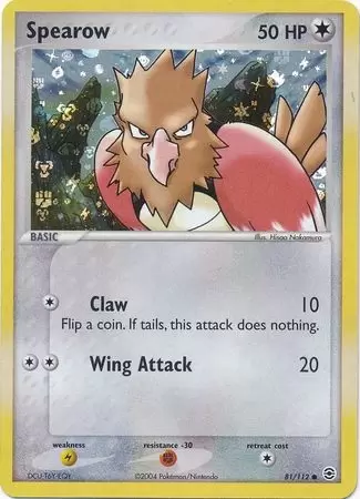 EX FireRed & LeafGreen - Spearow Holo