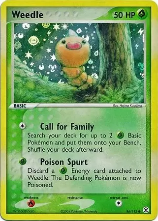 EX FireRed & LeafGreen - Weedle Holo