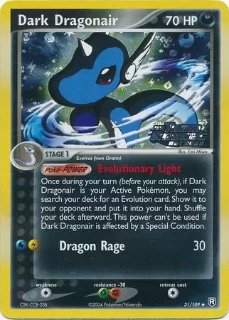 EX Team Rocket Returns - Dark Dragonair Holo Ex Team Rocket Logo