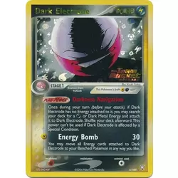 Dark Electrode Holo Ex Team Rocket Logo