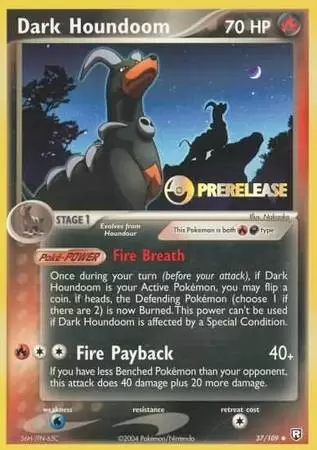 EX Team Rocket Returns - Dark Houndoom Prerelease