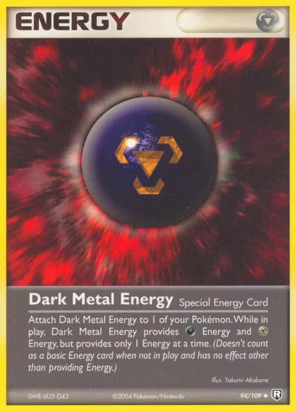 EX Team Rocket Returns - Dark Metal Energy