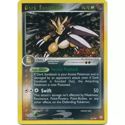 Dark Sandslash Holo Ex Team Rocket Logo