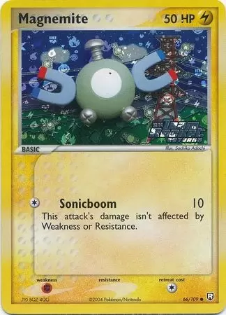 EX Team Rocket Returns - Magnemite Holo Ex Team Rocket Logo