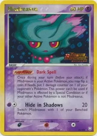 EX Team Rocket Returns - Misdreavus Holo Ex Team Rocket Logo