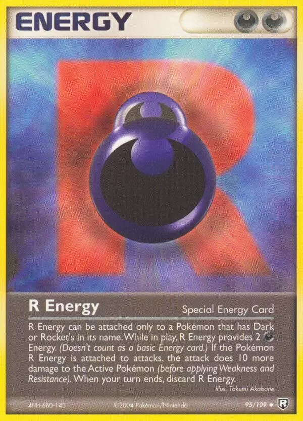 EX Team Rocket Returns - R Energy