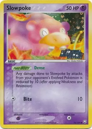 EX Team Rocket Returns - Slowpoke Holo Ex Team Rocket Logo