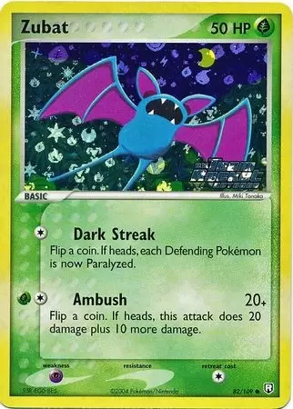 EX Team Rocket Returns - Zubat Holo Ex Team Rocket Logo