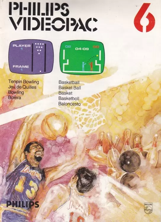 Philips VideoPac - Jeu de Quilles / Basket Ball