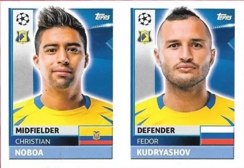 UEFA Champions League Saison 2016-2017 - Christian NOBOA - Fedor KUDRYASHOV