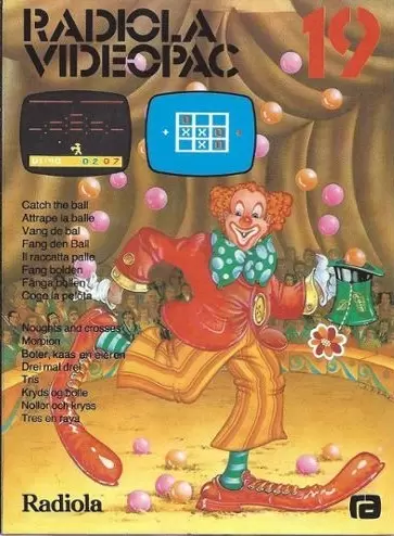 Philips VideoPac - Catch the ball / Noughts and crosses
