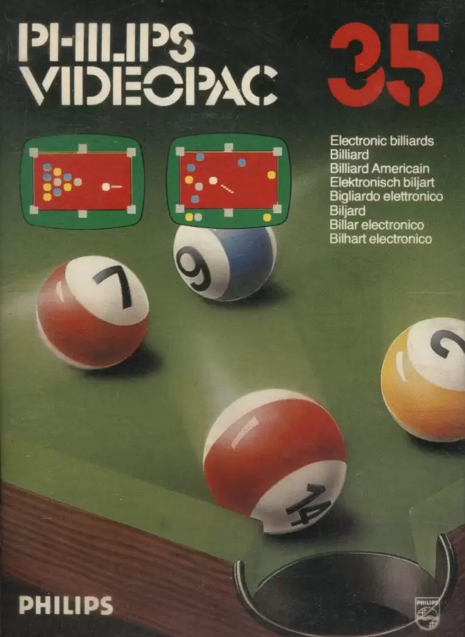 Philips VideoPac - Electronic billiards