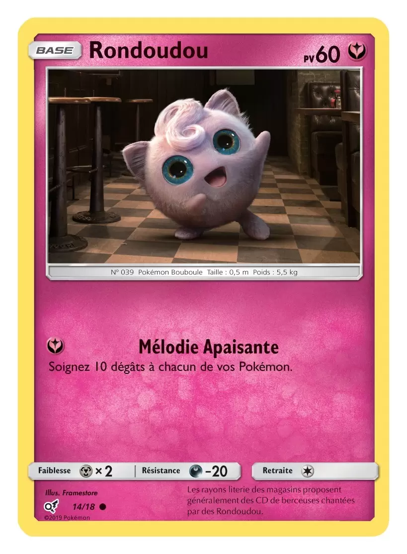 Détective Pikachu - Rondoudou Holographique