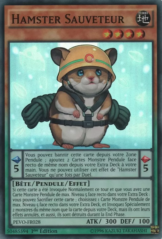 Evolution Des Pendules PEVO - Hamster Sauveteur