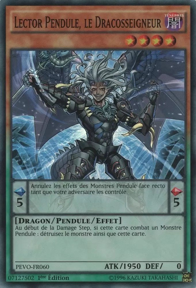 Evolution Des Pendules PEVO - Lector Pendule, le Dracosseigneur